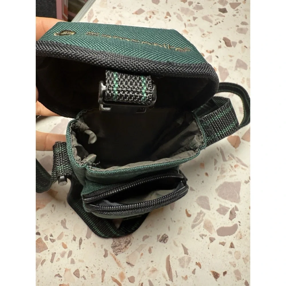 Samsonite Camera‎ Case Small Green Nylon Travel Pouch Strap 4x6